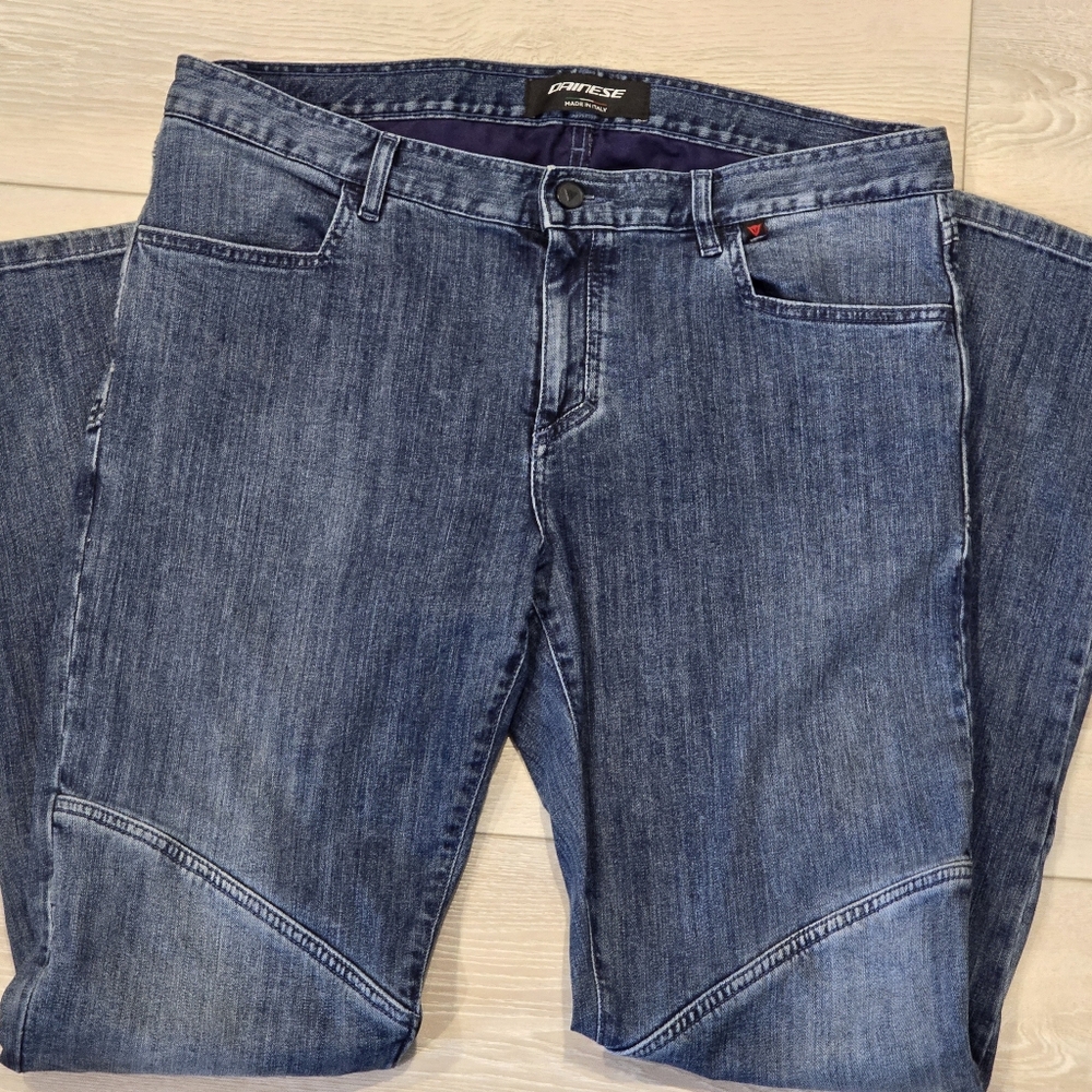 Dainese Amelia Lady Motorcycle Riding Jeans Pants with Knee Armor Size 36